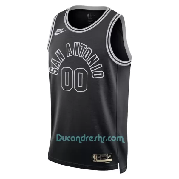 Dres za Košarku San Antonio Spurs Classic Edition Swingman 2023/24 Crno