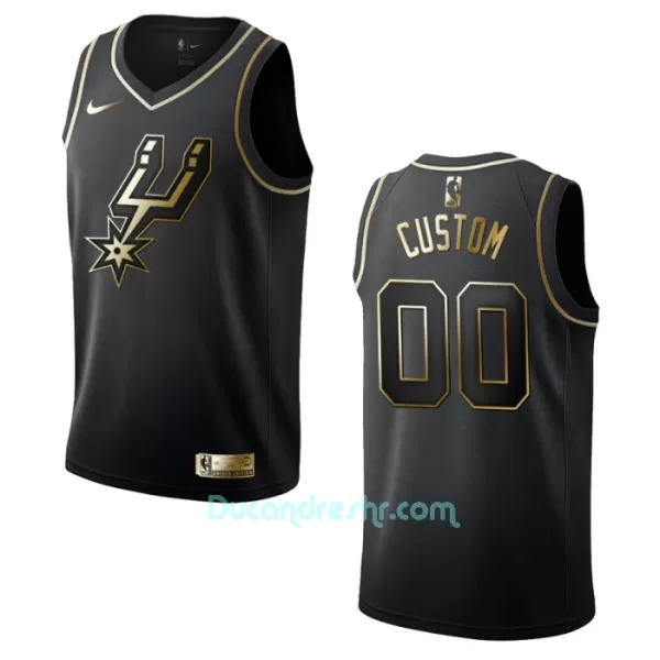 Dres za Košarku San Antonio Spurs Golden Edition Swingman Crno