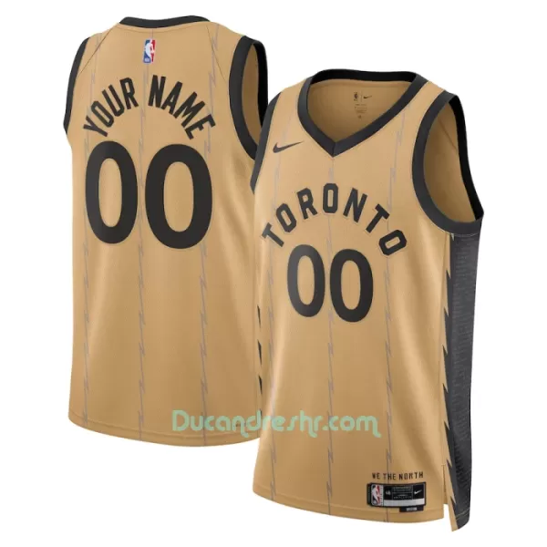 Dres za Košarku Toronto Raptors City Edition Swingman 2023/24 Zlato