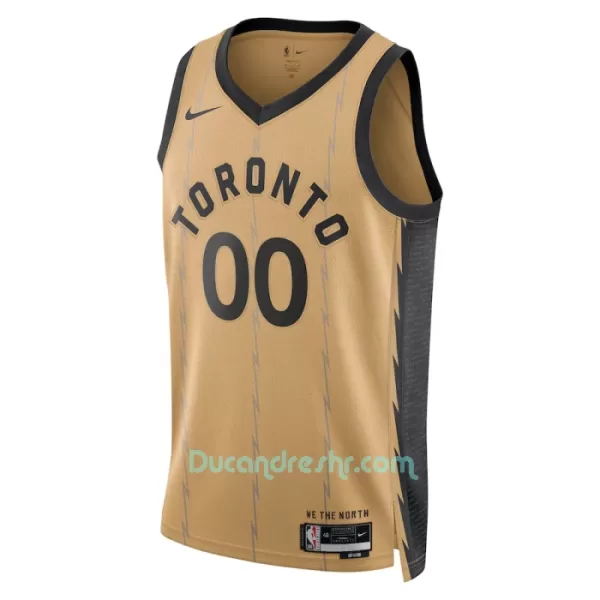 Dres za Košarku Toronto Raptors City Edition Swingman 2023/24 Zlato