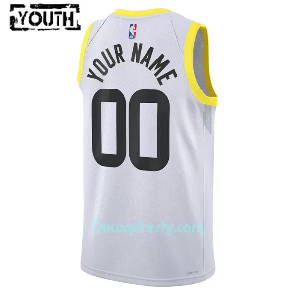 Dres za Košarku Utah Jazz Dječji Association Edition Swingman 2023/24 Bijela