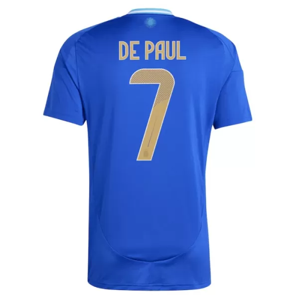 Dres Argentina Rodrigo de Paul 7 Gostujući 2024