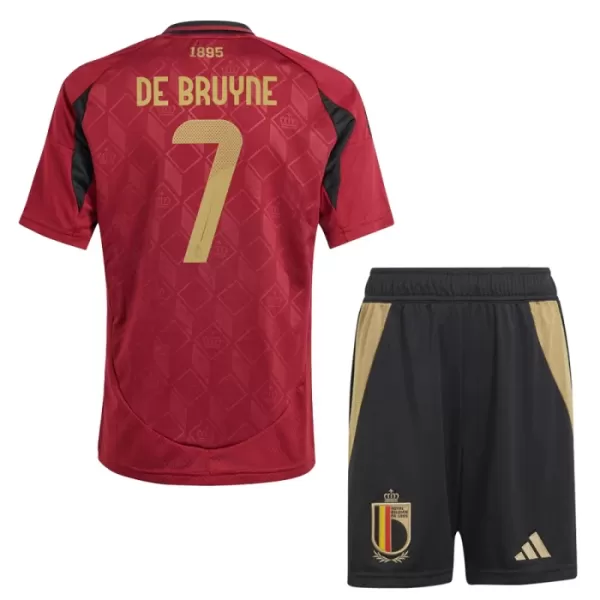 Dres Belgija Kevin De Bruyne 7 Dječji Domaći UEFA Euro 2024