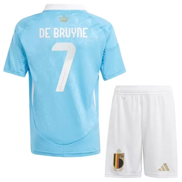 Dres Belgija Kevin De Bruyne 7 Dječji Gostujući UEFA Euro 2024