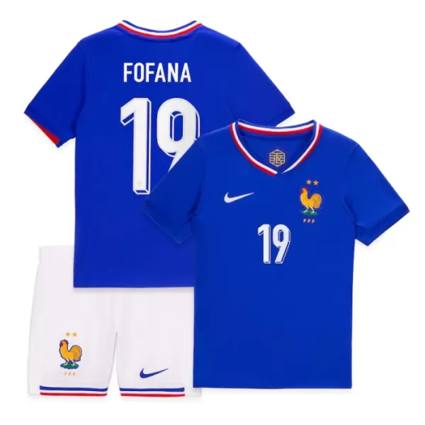 Dres Francuska Fofana 19 Dječji Domaći UEFA Euro 2024