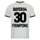 Dres Bayer 04 Leverkusen Jeremie Frimpong 30 Gostujući 2023/24