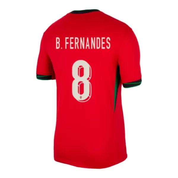 Dres Portugal Bruno Fernandes 8 Dječji Domaći UEFA Euro 2024