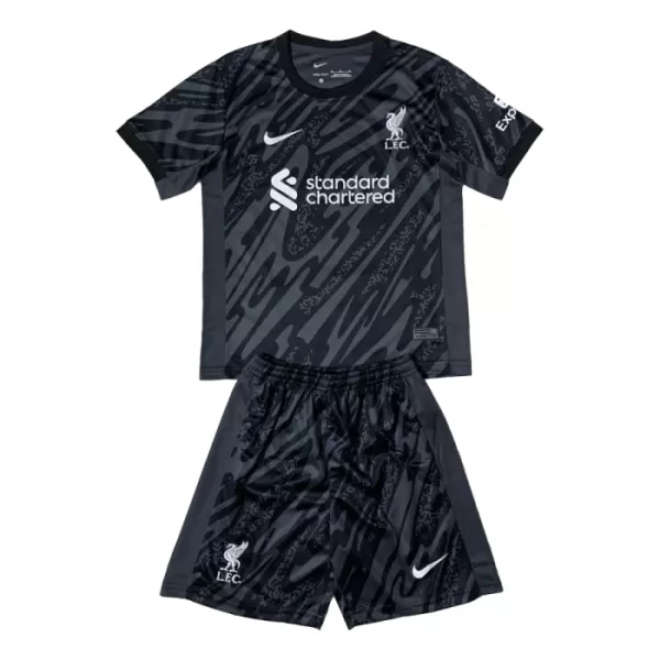 Dres Liverpool Golmanski Dječji 2024/25 Crno