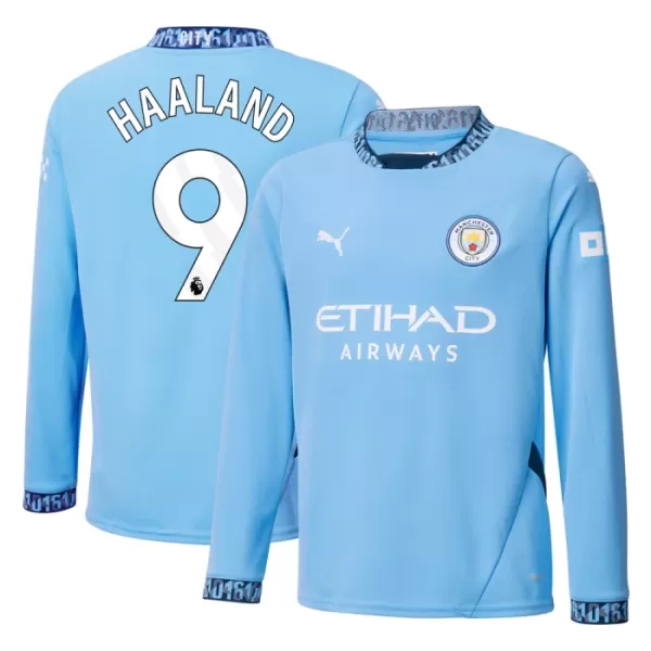 Dres Manchester City Erling Haaland 9 Domaći 2024/25 Dugi Rukav