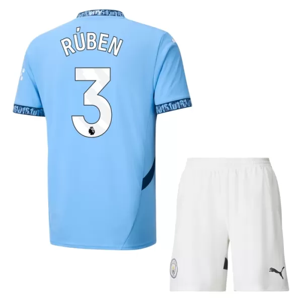 Dres Manchester City Rúben Dias 3 Dječji Domaći 2024/25