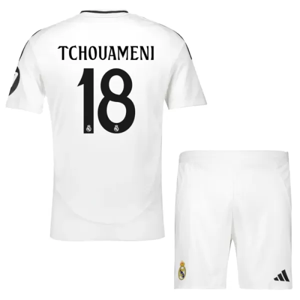 Dres Real Madrid Aurélien Tchouaméni 18 Dječji Domaći 2024/25