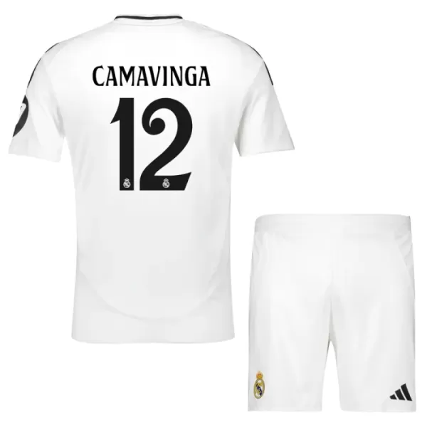 Dres Real Madrid Eduardo Camavinga 12 Dječji Domaći 2024/25