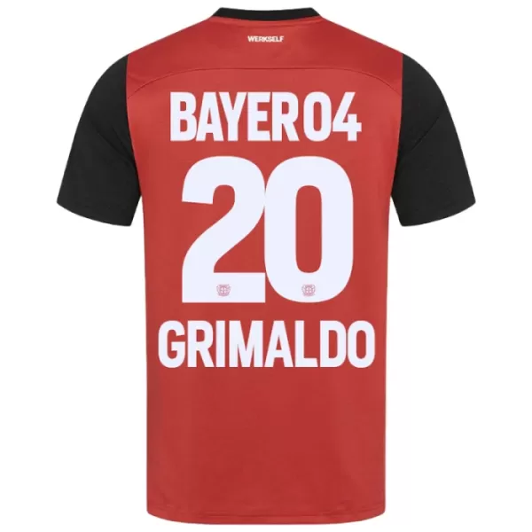 Dres Bayer 04 Leverkusen Alejandro Grimaldo 20 Dječji Domaći 2024/25