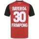 Dres Bayer 04 Leverkusen Jeremie Frimpong 30 Dječji Domaći 2024/25