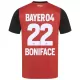 Dres Bayer 04 Leverkusen Victor Boniface 22 Dječji Domaći 2024/25