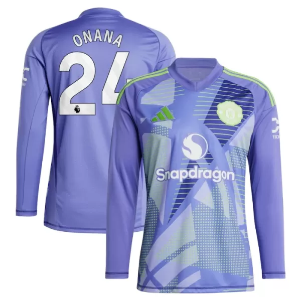 Dres Manchester United Onana 24 Golmanski Domaći 2024/25 Dugi Rukav