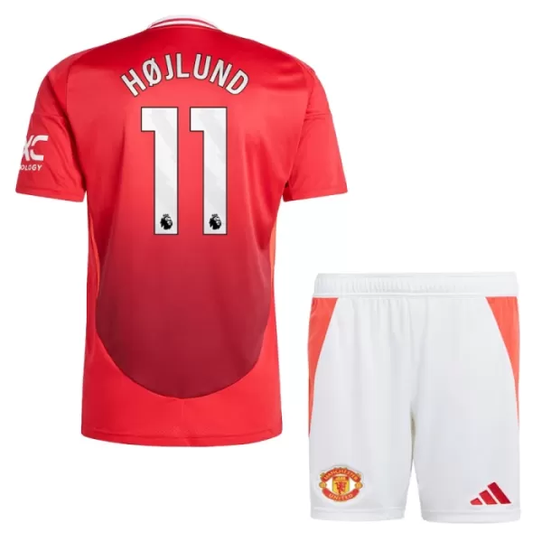 Dres Manchester United Rasmus Højlund 11 Dječji Domaći 2024/25