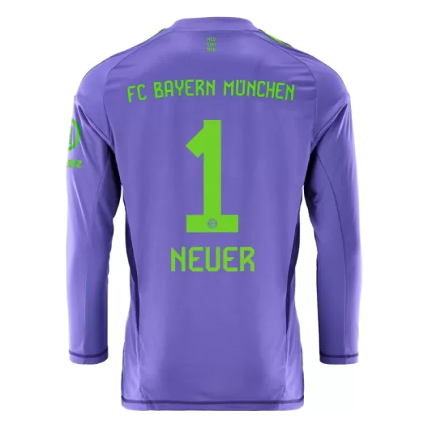 Dres FC Bayern Munich Manuel Neuer 1 Golmanski Dječji Gostujući 2024/25