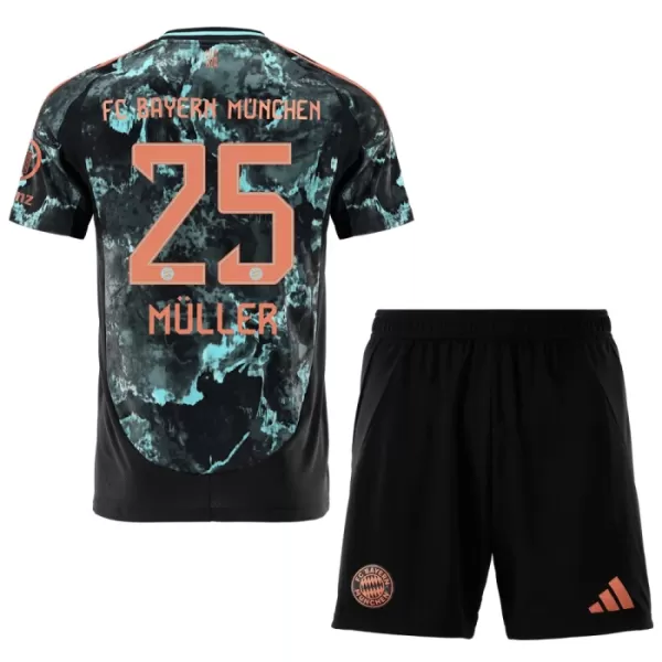 Dres FC Bayern Munich Thomas Müller 25 Dječji Gostujući 2024/25