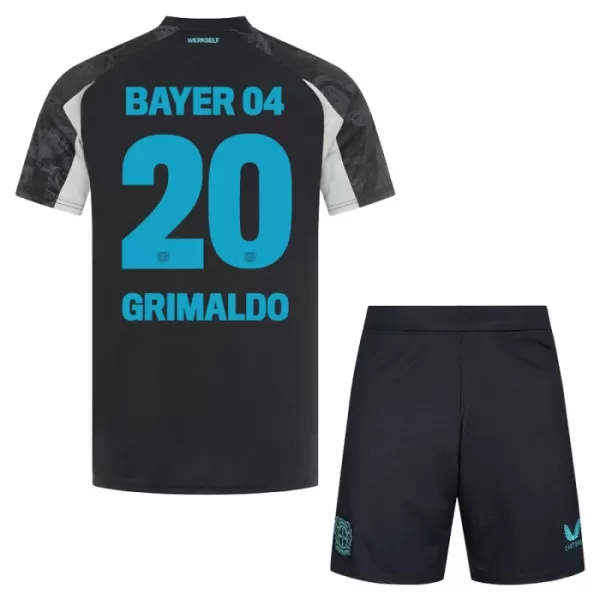 Dres Bayer 04 Leverkusen Alejandro Grimaldo 20 Dječji Treći 2024/25