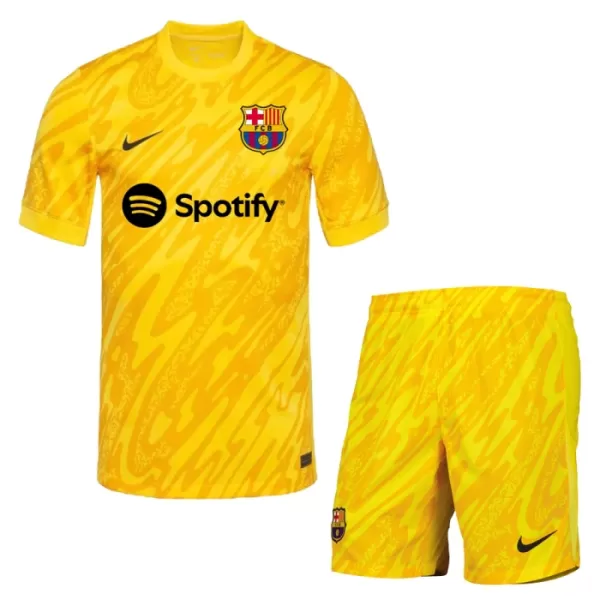 Dres FC Barcelona Golmanski Dječji Gostujući 2024/25