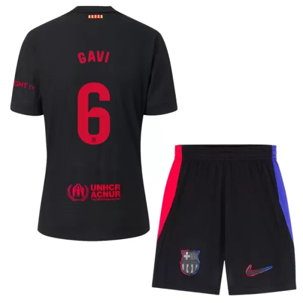 Dres FC Barcelona Gavi 6 Dječji Gostujući 2024/25