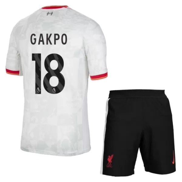 Dres Liverpool Cody Gakpo 18 Dječji Treći 2024/25