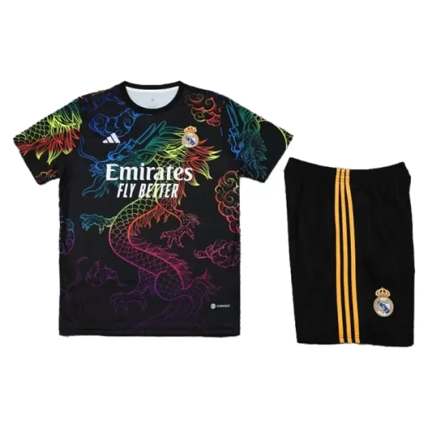 Dres Real Madrid Dječji 2024/25 Dragon Crno