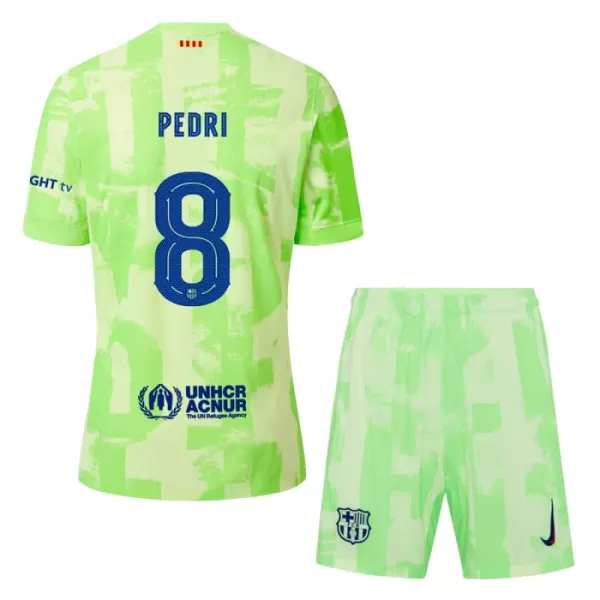 Dres FC Barcelona Pedri 8 Dječji Treći 2024/25